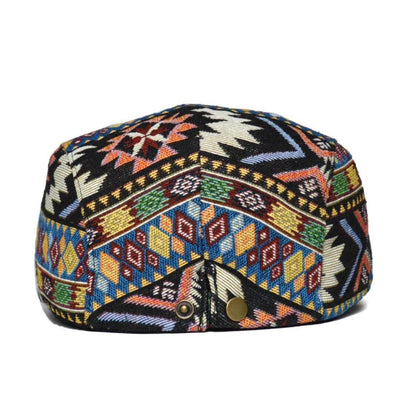 Patterned Flat Cap | CHICAGO