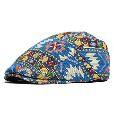 Patterned Flat Cap | CHICAGO