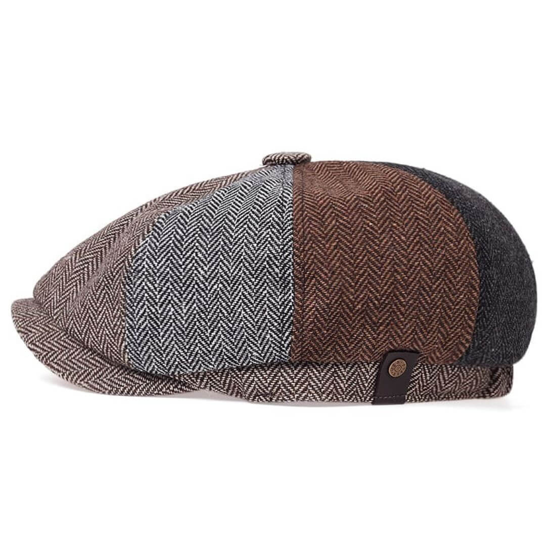 Wool Blend Patchwork Cap | OTTAWA