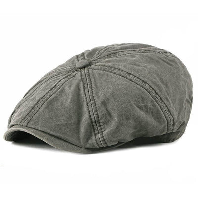 Washed Cotton Newsboy Cap | HAMILTON