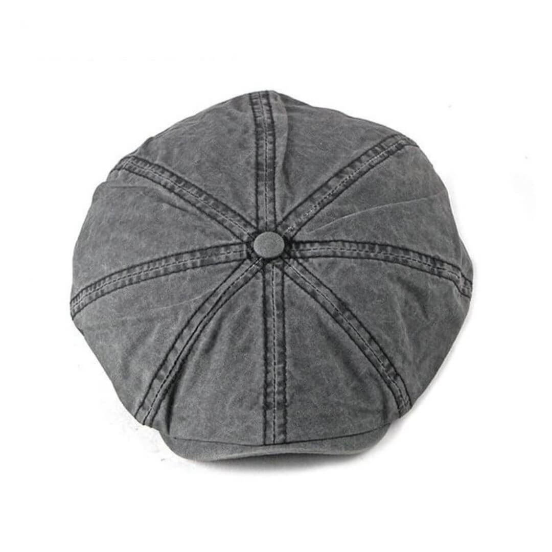 Washed Cotton Newsboy Cap | HAMILTON