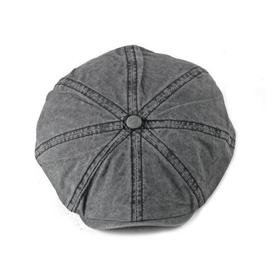 Washed Cotton Newsboy Cap | HAMILTON