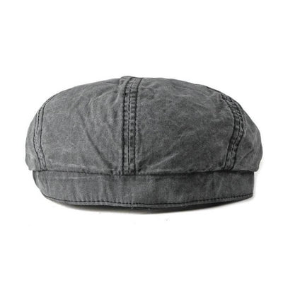 Washed Cotton Newsboy Cap | HAMILTON