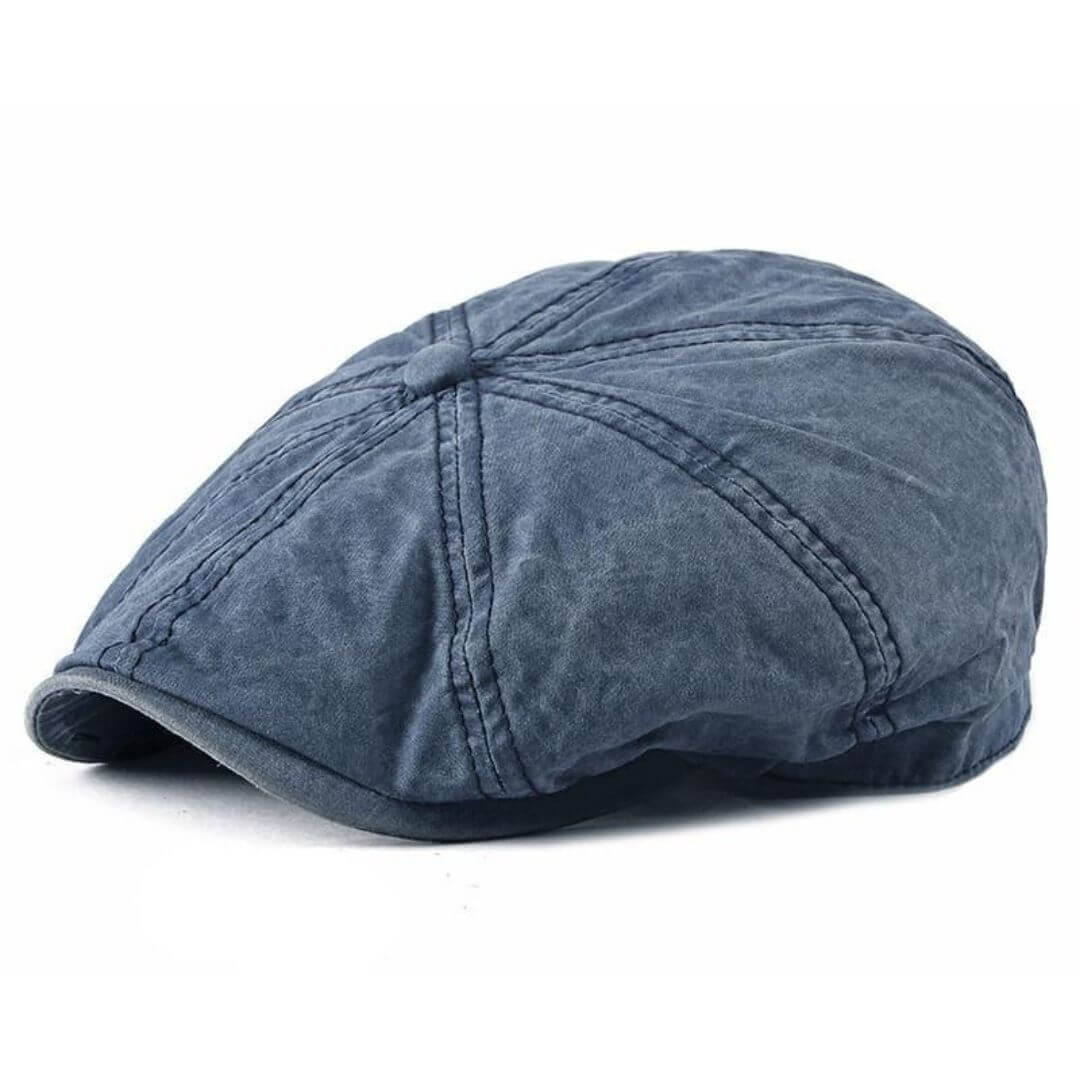 Washed Cotton Newsboy Cap | HAMILTON