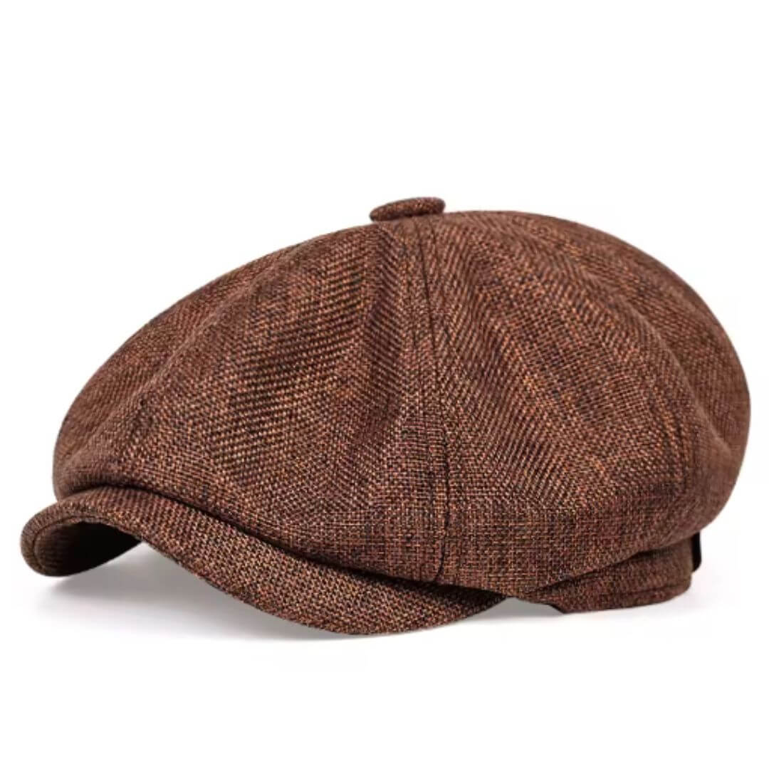 Woven Tweed Newsboy Cap | EDMONTON