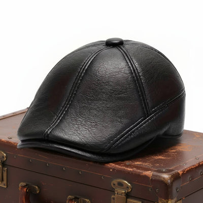Leather Flat Cap | KALMAR