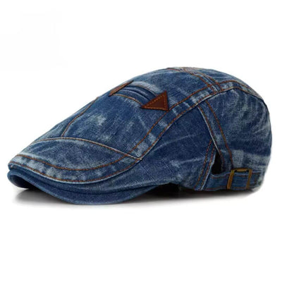 Denim Flat Cap | BARSTOW
