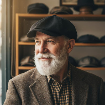 Woven Tweed Newsboy Cap | EDMONTON