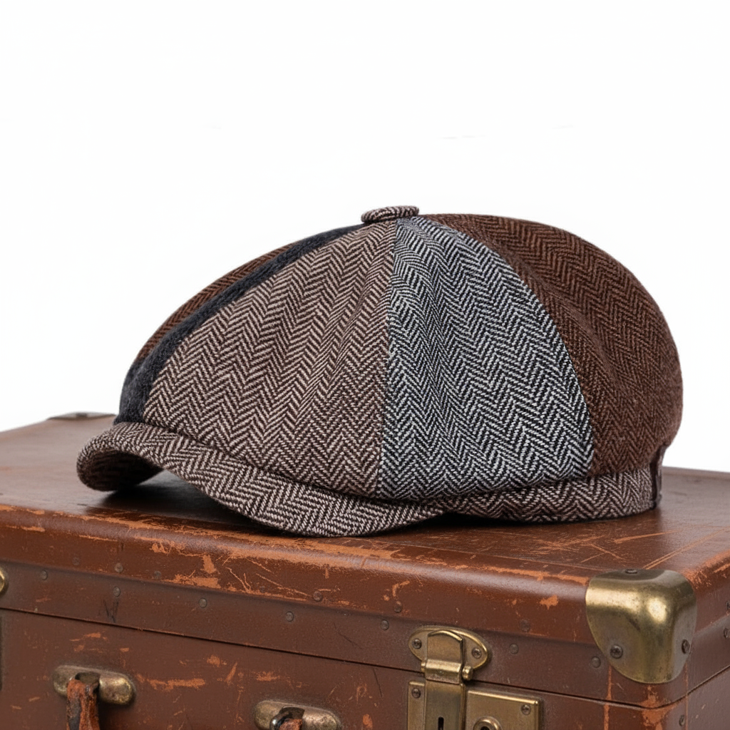 Wool Blend Patchwork Cap | OTTAWA